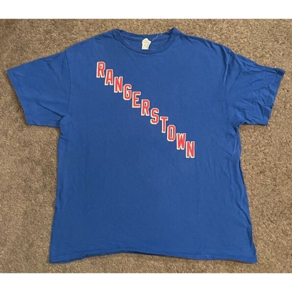 Gildan Other - Men's 2015 New York Rangers Rangerstown Blue T-Shirt Size XL